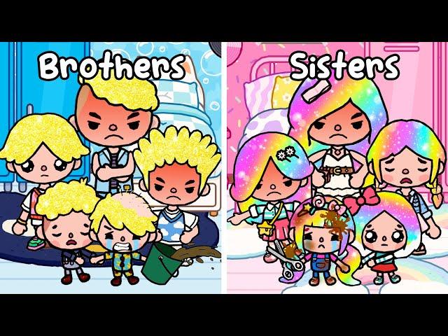 Brothers VS Sisters Stories Compilation   Toca Life World | Toca Boca