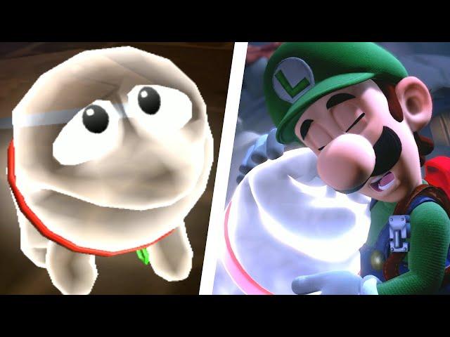 Evolution of Polterpup in Luigi's Mansion (2013-2019)