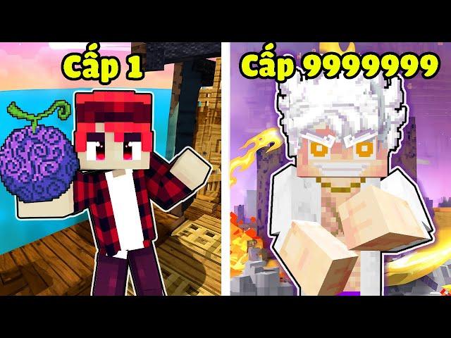 Hachi 24 Giờ Có Sức Mạnh Gear 5 Của Luffy Trong Minecraft