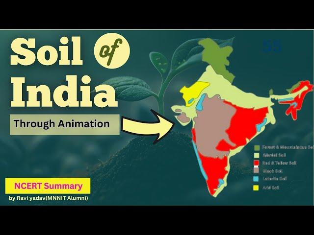 Complete Soils of India | Through 3D Animation | UPSC Geography | by Ravi Yadav (MNNIT Alumni)