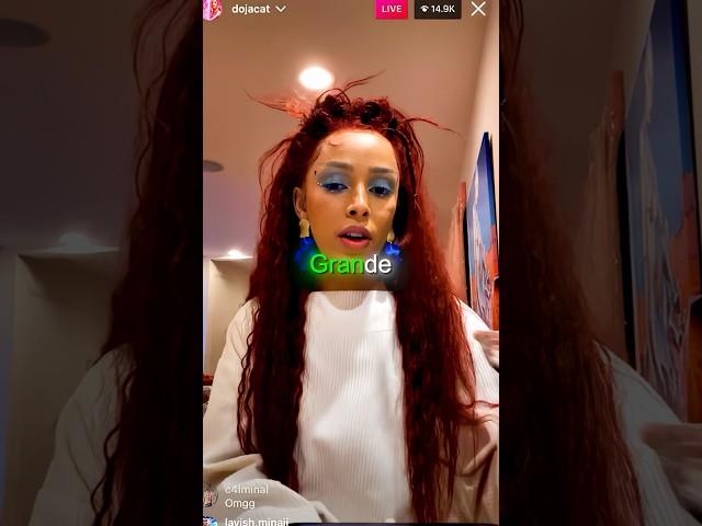 Doja Cat asks Ariana Grande for $20 