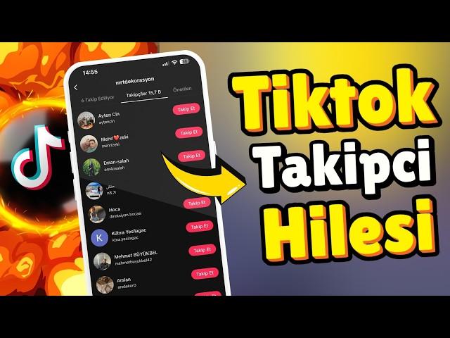 1 DAKİKADA 1000 TİKTOK TAKİPÇİ HİLESİ - ÜCRETSİZ ŞİFRESİZ TİKTOK TAKİPÇİ HİLESİ 2024