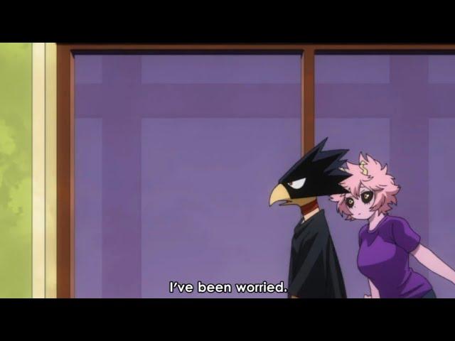 tokoyami worrying about hawks is BEYOND ADORABLE 