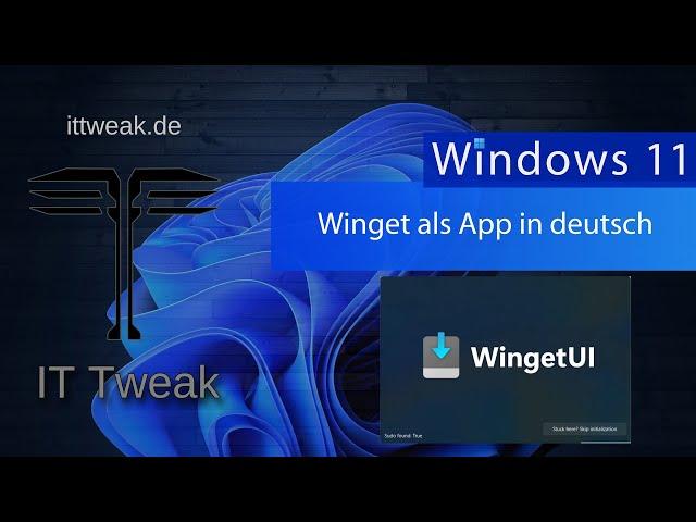 Windows 10/11 - Programme und Treiber automatisch installieren (Winget UI als App in deutsch)