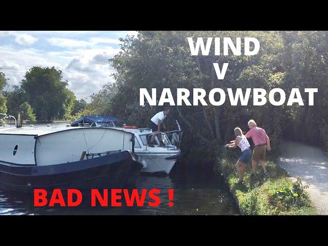 LIVE ABOARD BOAT LIFE ON NARROWBOAT | WIND CAUSING BIG PROBLEMS | Episode 26