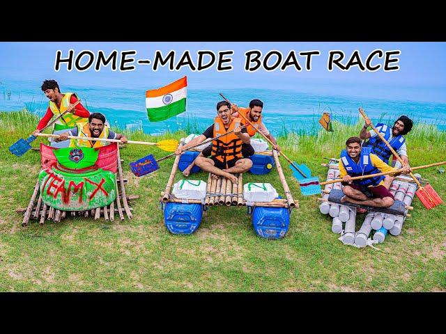 HOME-MADE BOAT RACE CHALLENGE | तीनों में से कौनसी नाव जीतेगी?