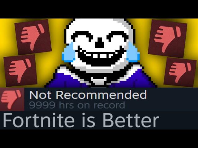 Undertale Negative Reviews are hilarious