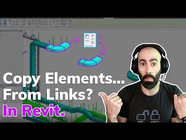 Copy Elements from Links in Revit Tutorial