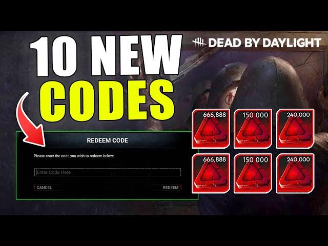 DEAD BY DAYLIGHT CODES | CODE DBD | DBD BLOODPOINT CODES