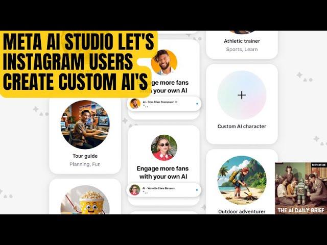 Meta AI Studio Let's Instagram Users Create Custom AI's