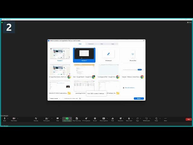 zoom - how to share your screen during a zoom meeting