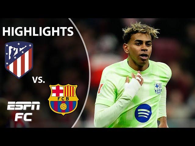 2 STOPPAGE-TIME GOALS ‼️ BIG COMEBACK  Atletico Madrid vs. Barcelona | LALIGA Highlights | ESPN FC