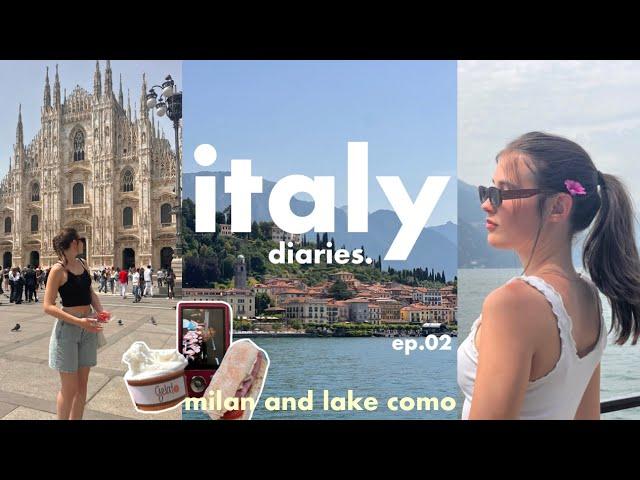 48 hours in milan and lake como | ITALY TRAVEL VLOG