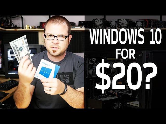 Windows 10 for $20?