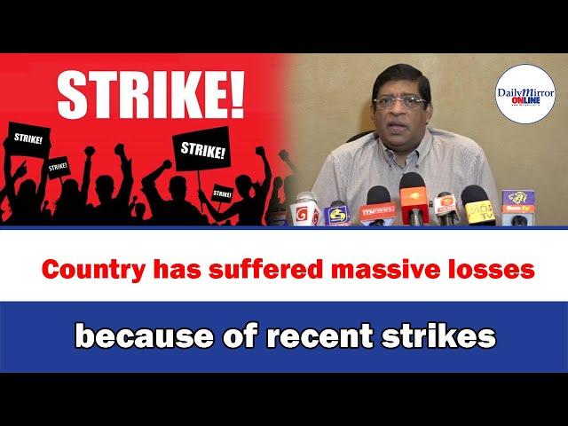 Country has suffered massive losses because of recent strikes