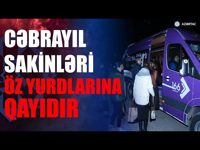 Cəbrayıl şəhərinə növbəti köç karvanı yola salınıb