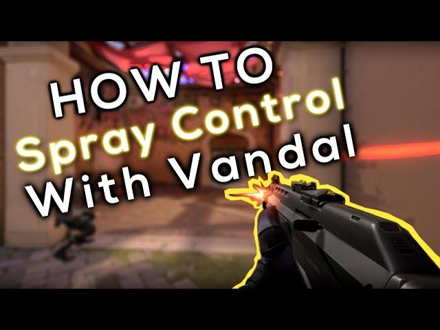 How to control recoil pattern of Vandal "Spraying" - Valorant