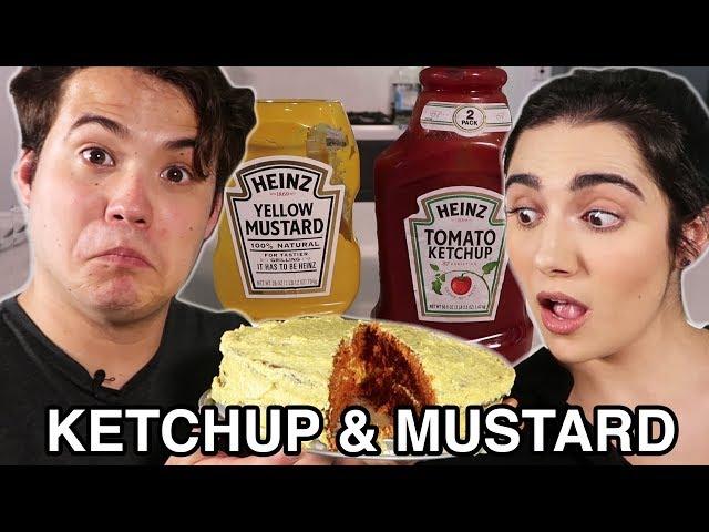 We Made A Ketchup And Mustard Cake