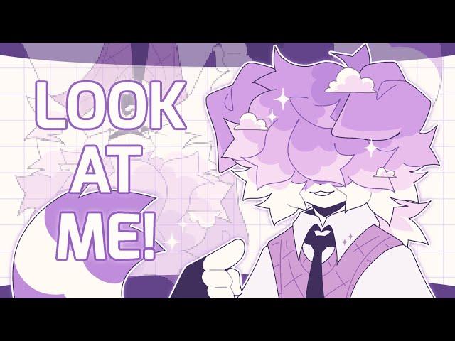 Look at me!  animation meme  flipaclip