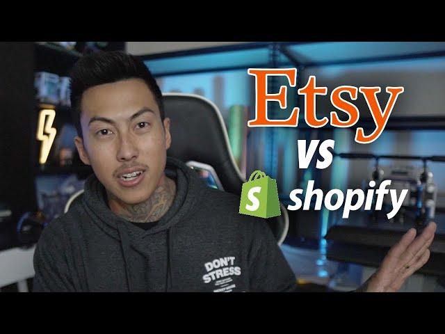 Etsy Vs Shopify | The Difference, Fees Explained, and Why You Should Use Both