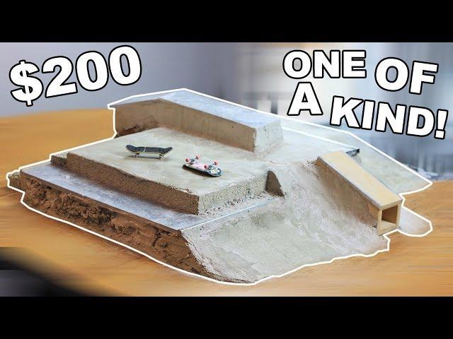 $200 DIY CONCRETE FINGERBOARD SKATEPARK