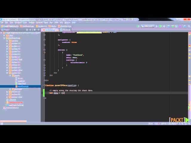 Rapid Highcharts Tutorial: Processing CSV Data | packtpub.com