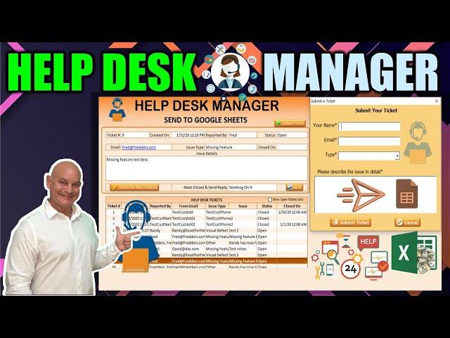 Learn How To Create A  Help Desk & Ticket Incident or Support System In Excel [+ Free Download]