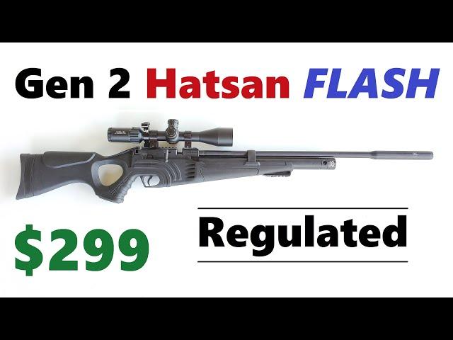 Gen 2 (Regulated) Hatsan FLASH RQE Review (a $299 Tack-Driver) NEW Side-Lever Action PCP Air Rifle