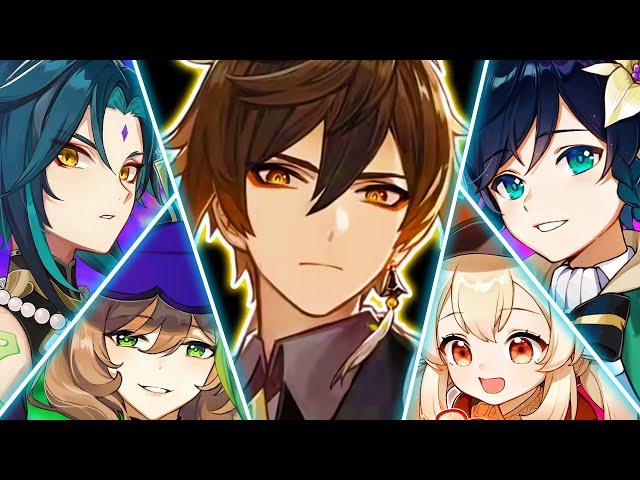 Extra Sus Voice lines Out of Cotext | Genshin Impact | ft. Zhongli, Venti, Xiao, Arataki Itto, Klee