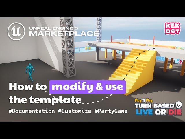 Turn Based Live or Die - How to Modify and Use the template tutorial | Unreal Engine 5 Marketplace