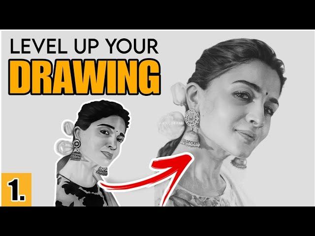 DRAWING REVIEW 1 - How To Improve Realistic Drawing Skills