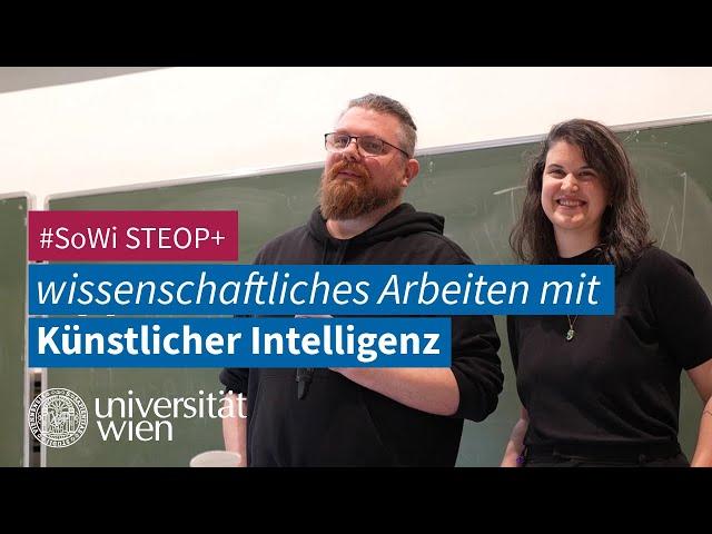 Wissenschaftliches Arbeiten mit Künstlicher Intelligenz