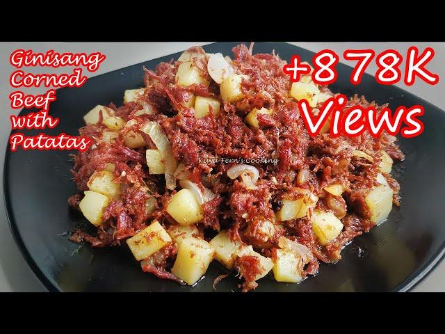 HOW TO COOK EASY AND YUMMY CORNED BEEF HASH | GINISANG CORNED BEEF NA MAY PATATAS!!