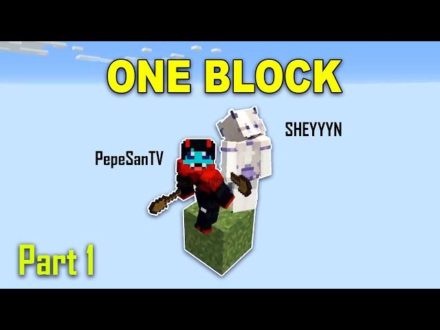 HALA NAHULOG ft. SheyyynPlayz (ONEBLOCK) || MINECRAFT