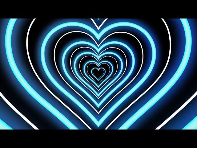 neon lights love heart tunnel | heart background tiktok, hearts y2k,