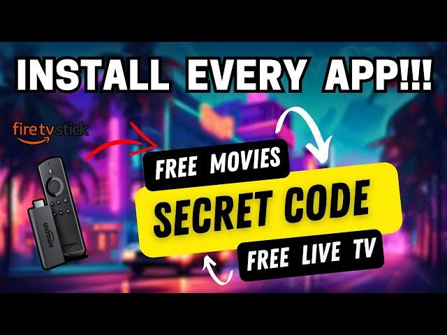 SECRET Firestick Install Code for a FULLY LOADED Firestick - Download every App