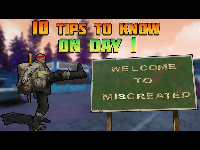 10 Tips I Wish I Knew on Day 1 |Miscreated 2020|