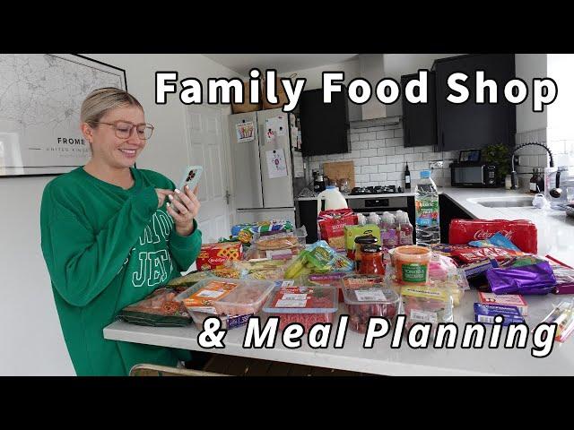 FAMILY WEEKLY FOOD SHOP & MEAL PLANNING | ASDA GROCERY HAUL | Ellie Polly