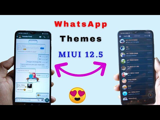 Miui12 change whatsapp theme, whatsapp module themes 2021