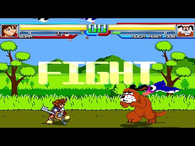 NICK54222 MUGEN: Sora VS Duck Hunt Dog