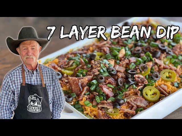 Hearty Bean Dip - 7 Layers of Deliciousness!