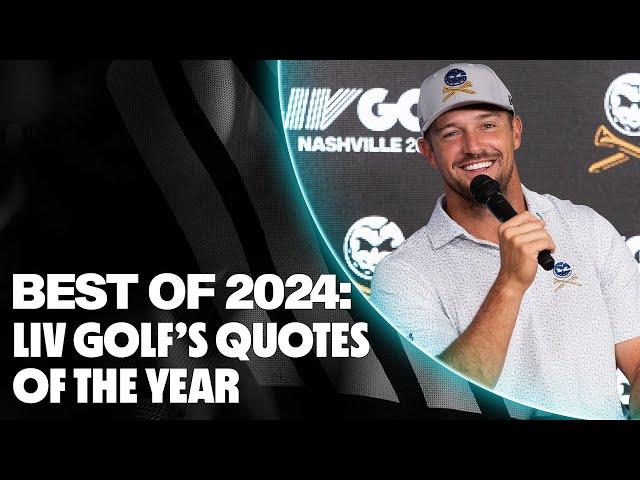 Best Of: LIV Golf League's Top Quotes of 2024