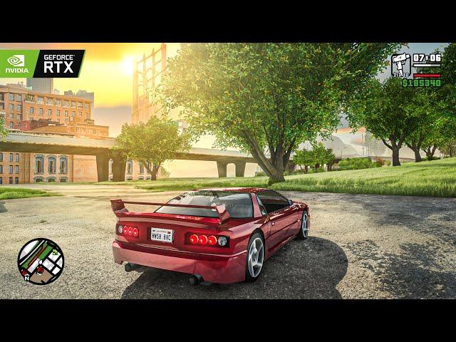 GTA San Andreas RTX 4090 'San Fierro P.I.M.P.' Missions 4K Gameplay! GTA SA Remastered Graphics Mod