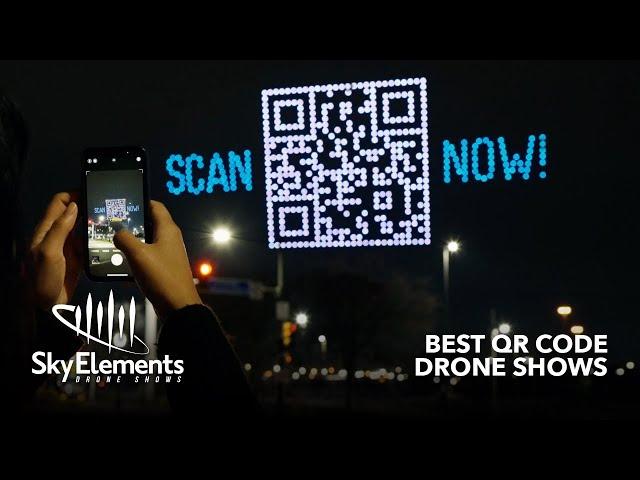 Drone QR Code in the Sky | Sky Elements Drone Shows