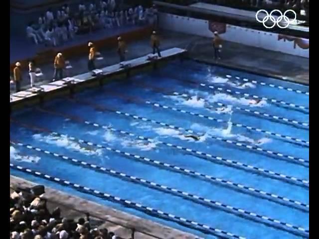 'The Albatross' Michael Gross Wins 200m Freestyle Gold - Los Angeles 1984 Olympics