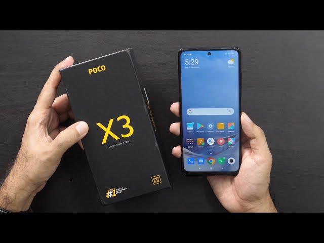 Poco X3 Mid Range Smartphone Unboxing & Overview (Indian Unit)