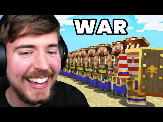 MrBeast’s 1000 Player Civilization Minecraft Challenge