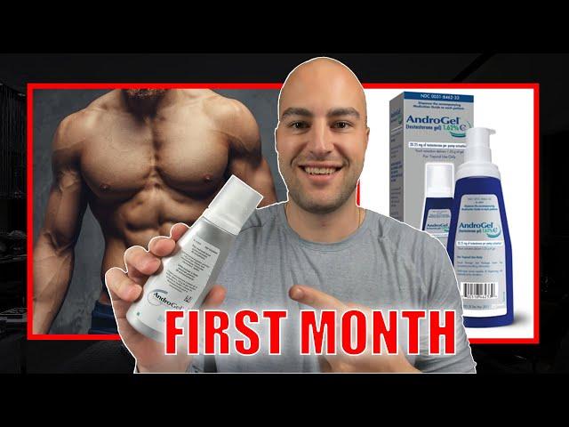 First MONTH of AndroGel | Testosterone Replacement Therapy (TRT) | Review