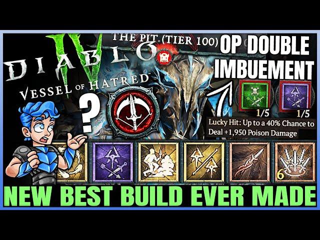 Diablo 4 - New Best MAXIMUM DAMAGE Rogue Build Found - New S6 OP Shadow Poison Dance Combo - Guide!