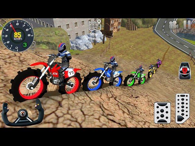 Impossible Dirt Motocross Bike Stunts Driving - Off-Road Racing Simulator 3D - Android GamePlay #1